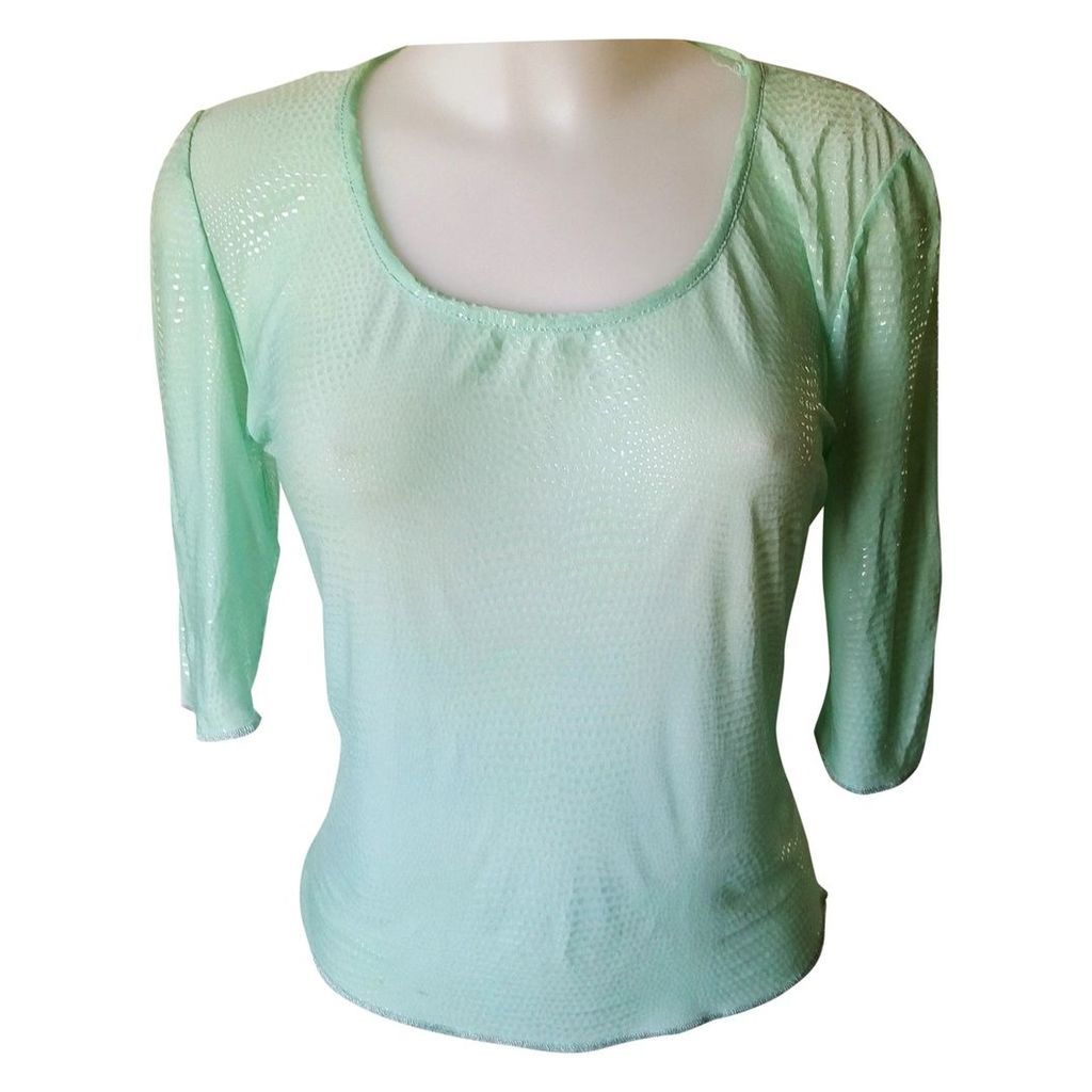 Green Polyester Top