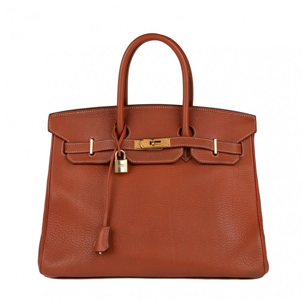 Birkin 35 leather handbag