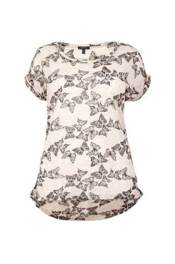 Plus Size Butterfly T-Shirt Top