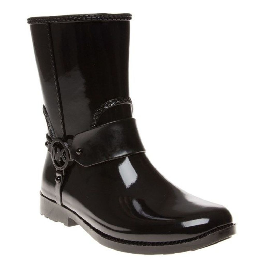 Michael Kors Fulton Harness Rainbootie Boots, Black