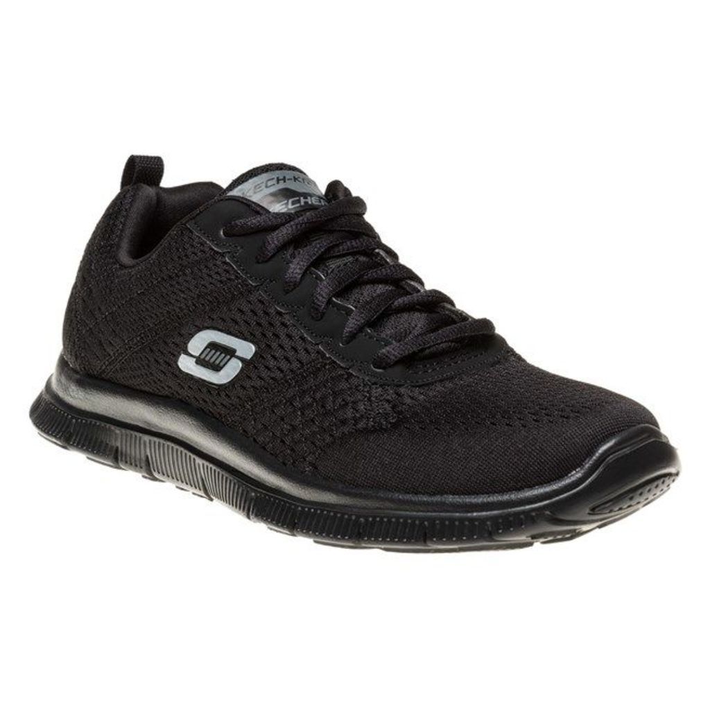 Skechers Flex Appeal Obvious Choice Trainers, Black