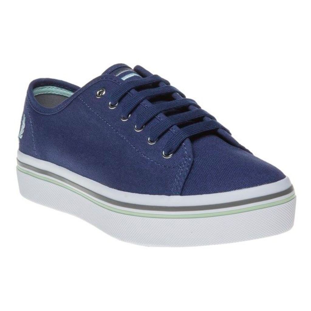Fred Perry Phoenix Flatform Trainers, French Navy