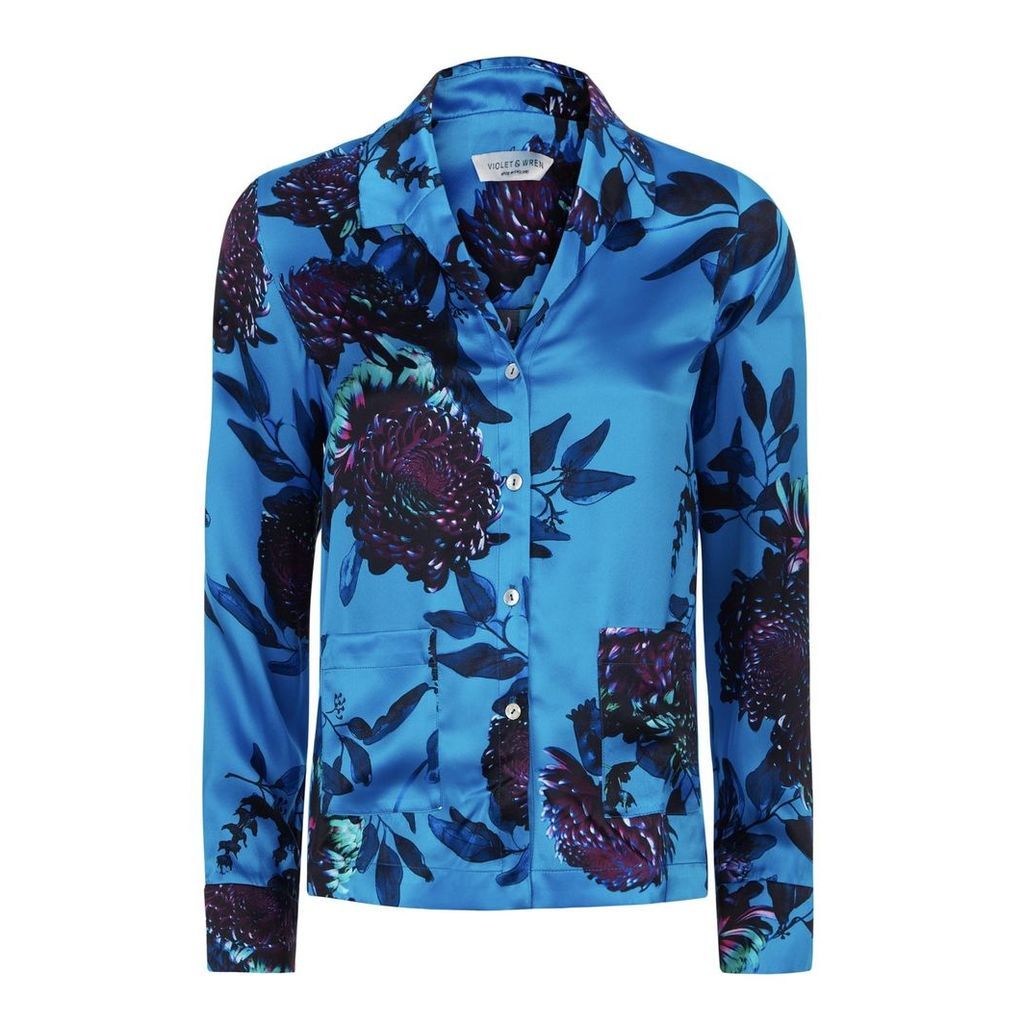 Violet & Wren - Pyjama Shirt in Orient Bloom