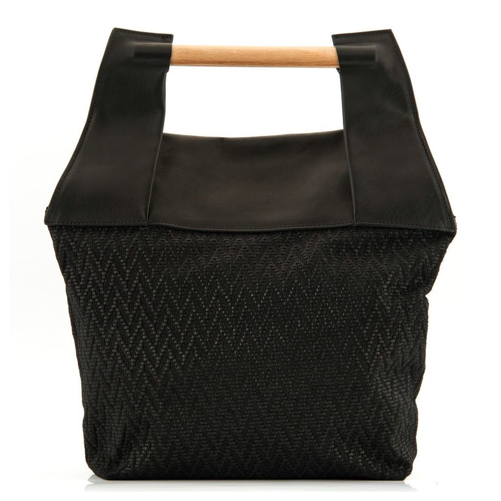 Meraki - MERAKI Duende Leather Backpack in Black