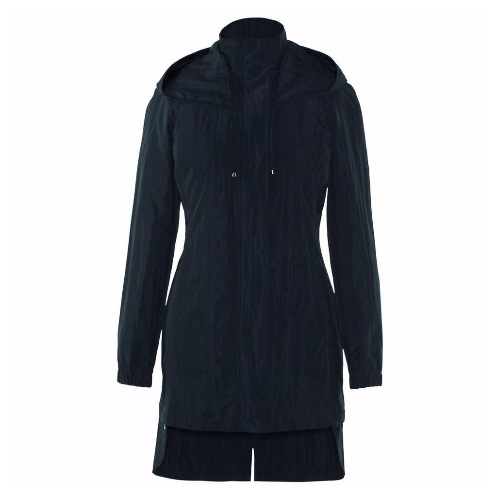 Ducktail Raincoats - Women's Matte Black Tail Raincoat