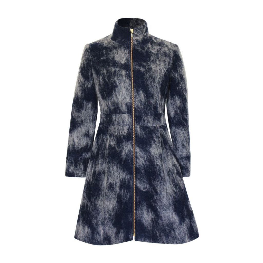 Philosofée by Glaucia Stanganelli - Mohair Wool Coat Navy