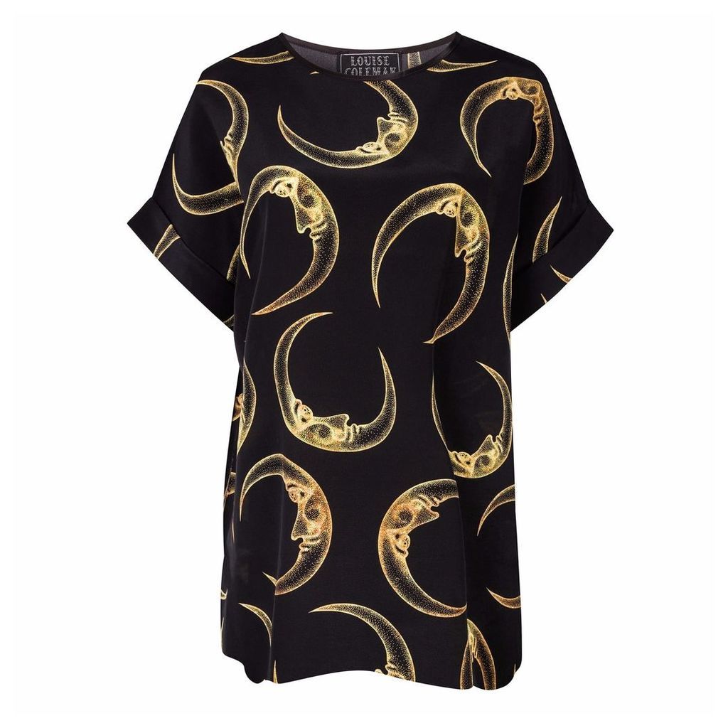 Louise Coleman - Man In The Moon Silk T-Shirt