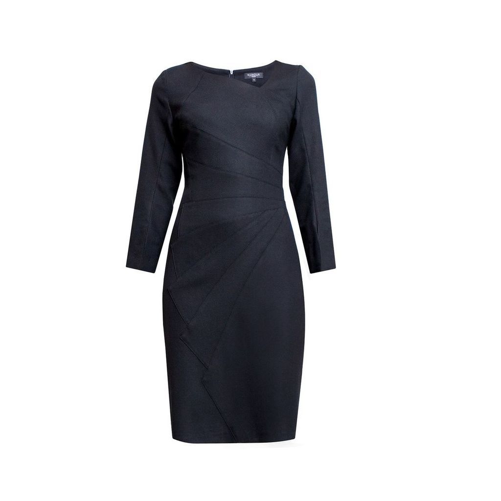 Rumour London - Alice Tailored Dress With Asymmetric Neckline