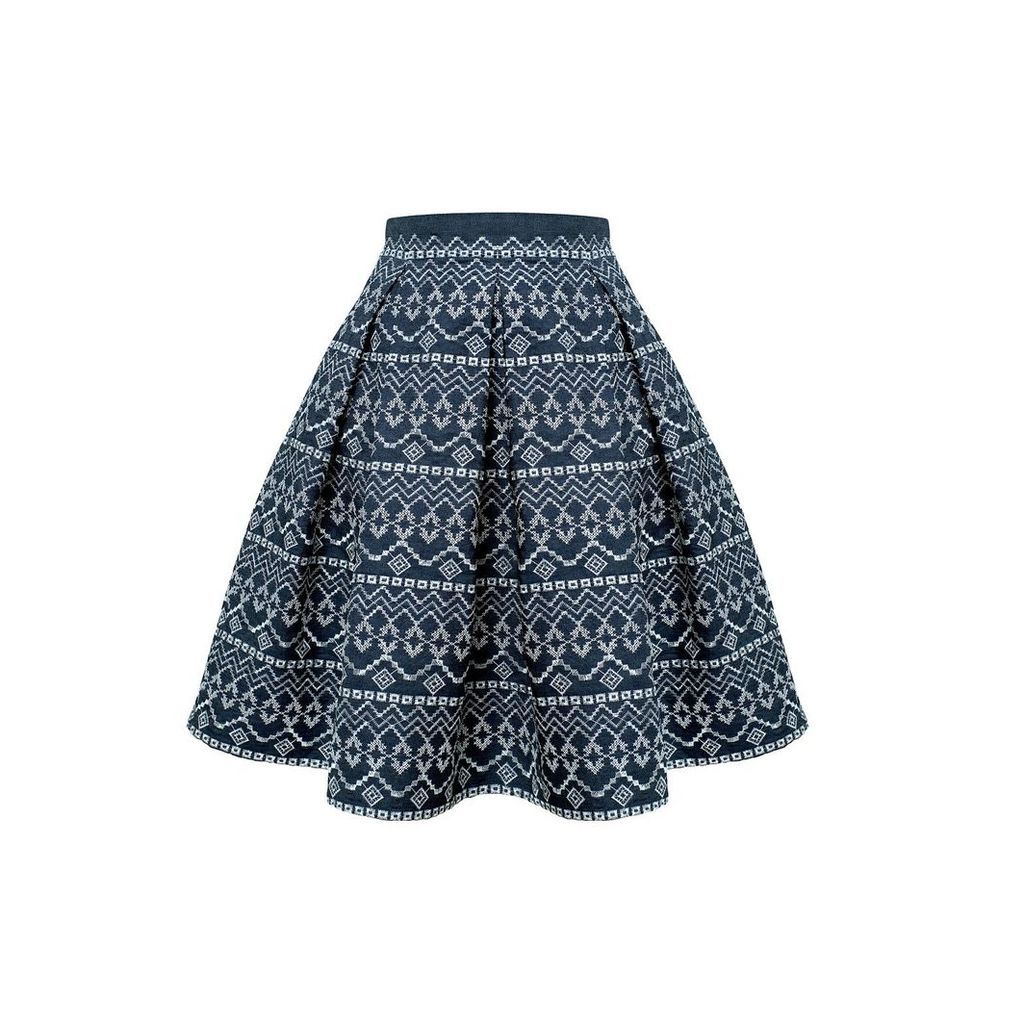 Rumour London - Anna Embroidered Flared Skirt