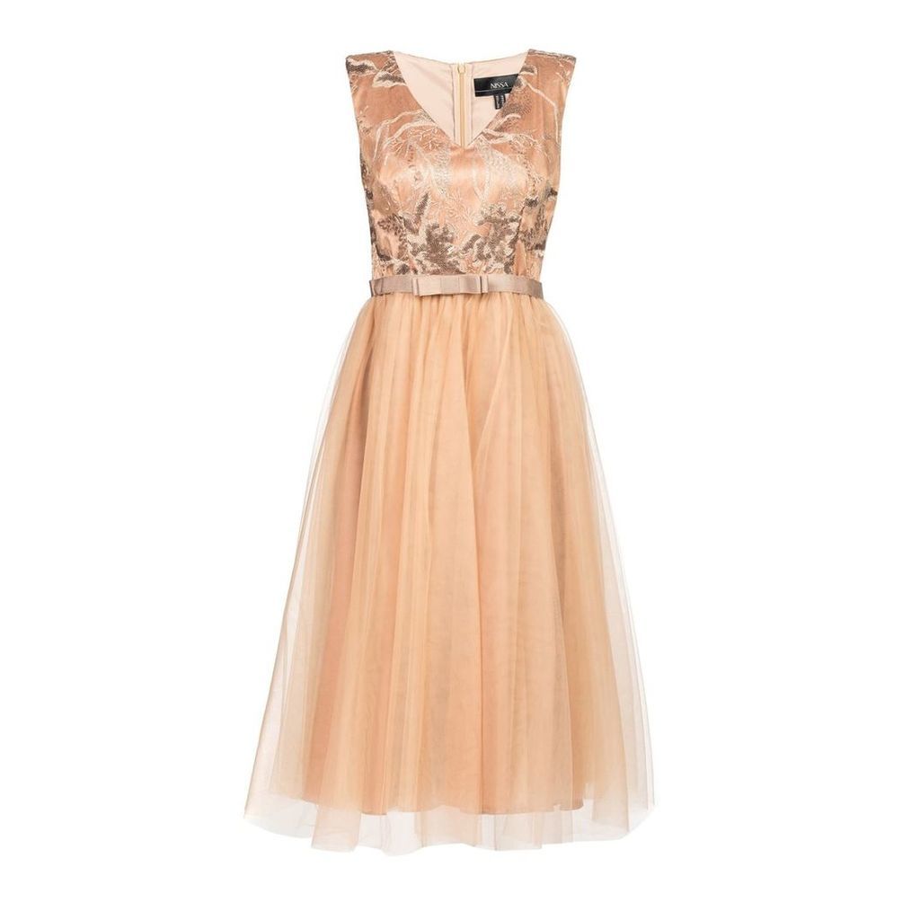 Nissa - Elegant Dress with Sequin Details