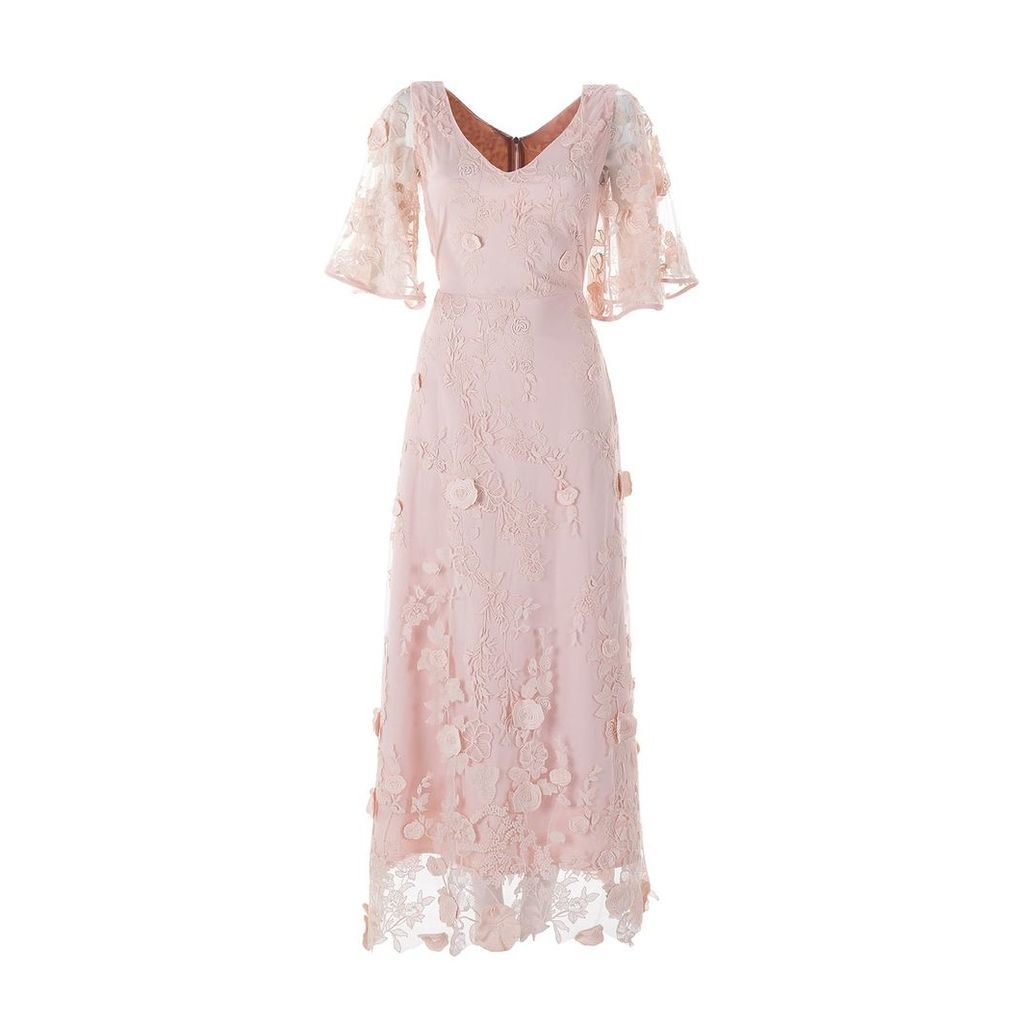 Emelita - Silk Lace Light Pink Dress