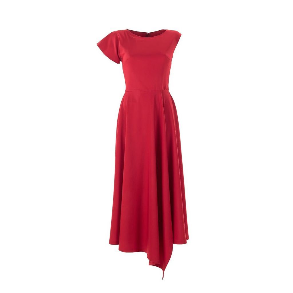 Emelita - Red Evening Gown Maxi Dress