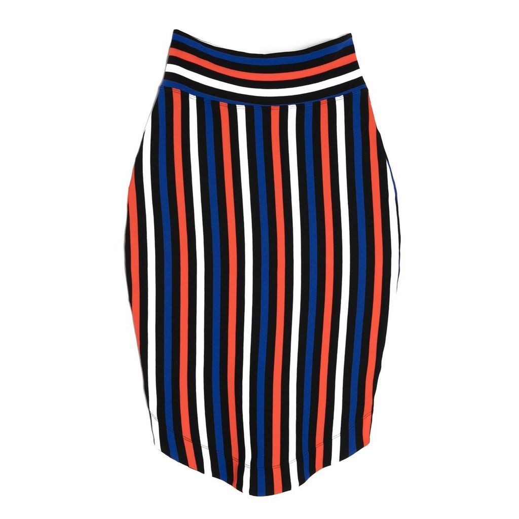 Lobo Mau - Striped Pencil Skirt