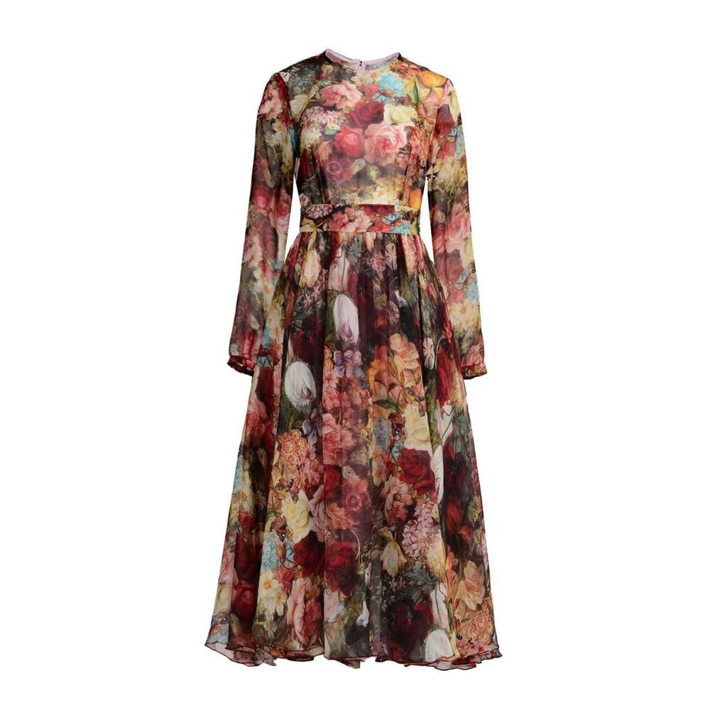 MATSOUR'I - Silk Dress Flora