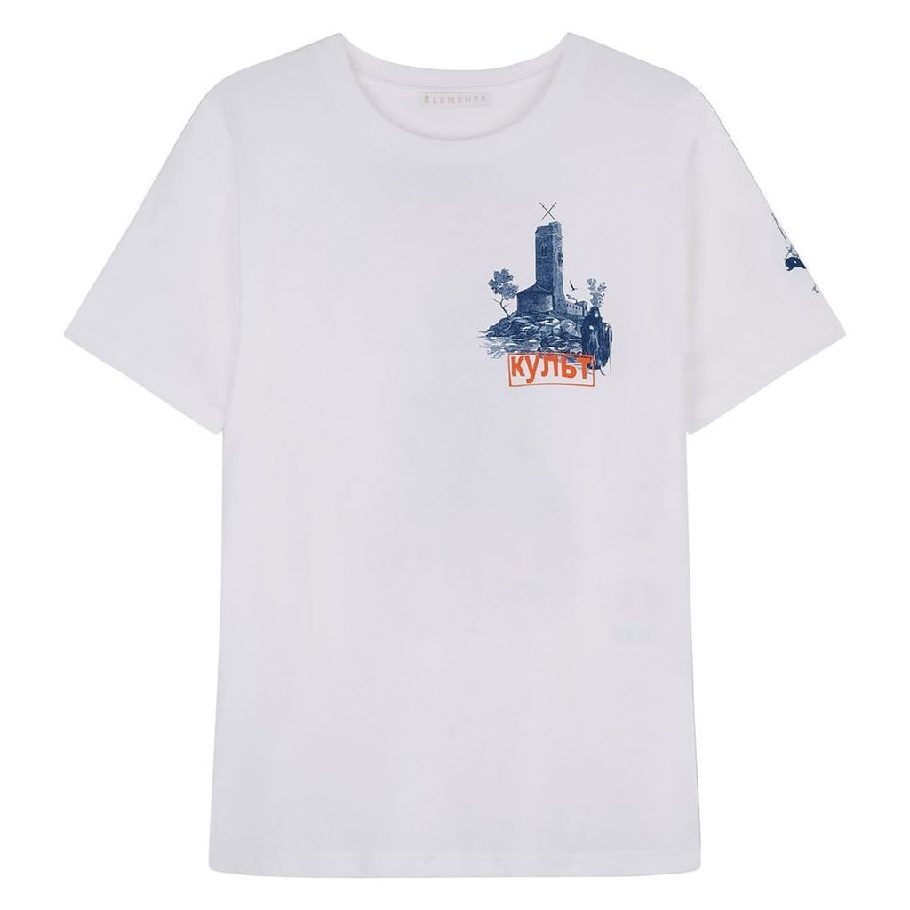 Klements - Cult Printed T-Shirt White