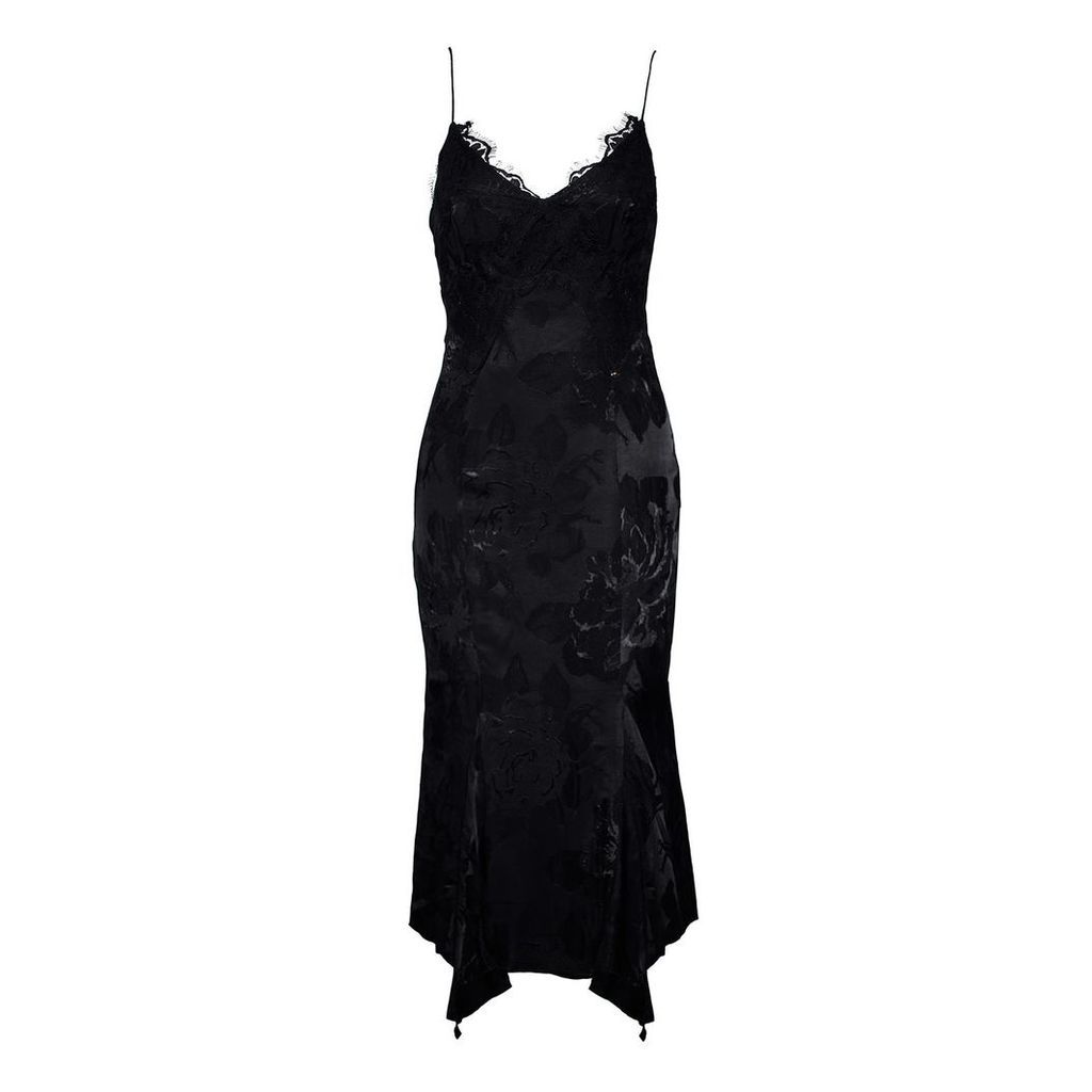 Nissa - Asymmetrical Viscose Slip Dress