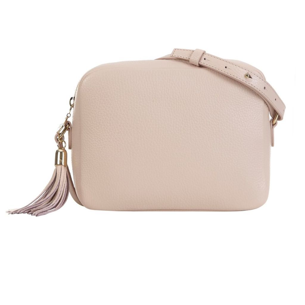 Aurora London - The Gigi Crossbody Leather Bag Soft Blush