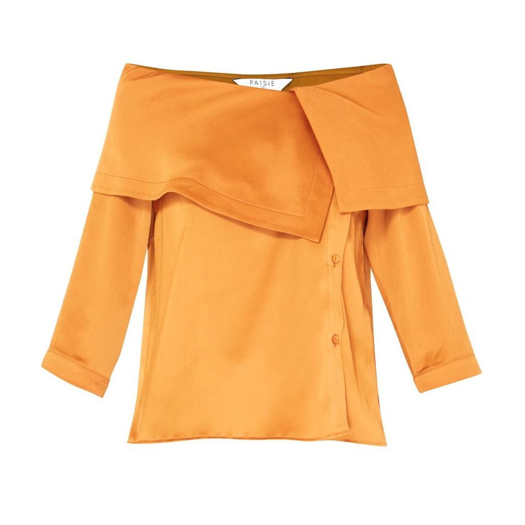 STUDIO MYR - Sunbeam Rib Knit Midi Skirt With Sparkles - Mustard/Green Blend