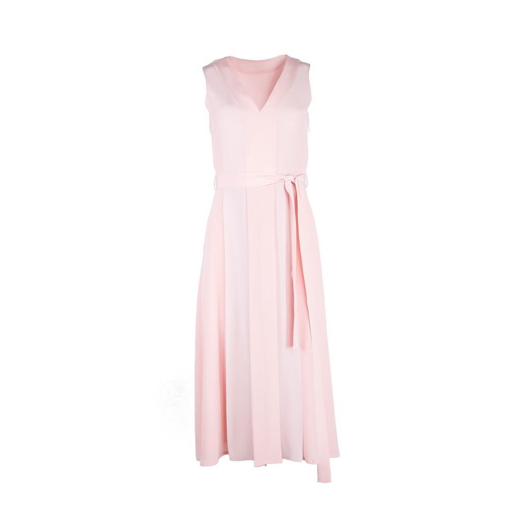 Shopyte - Carnation Pink Silk Dress