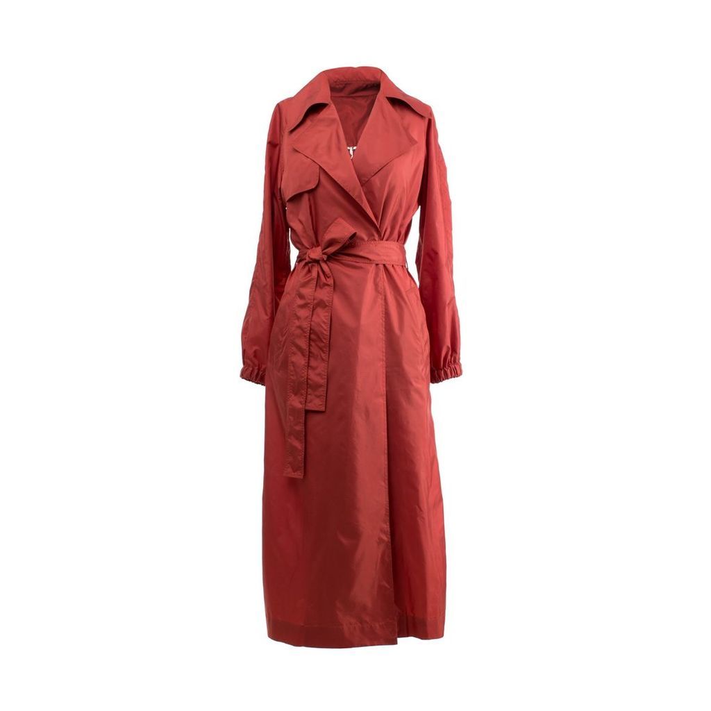 Muse - Coral Color Trench Coat