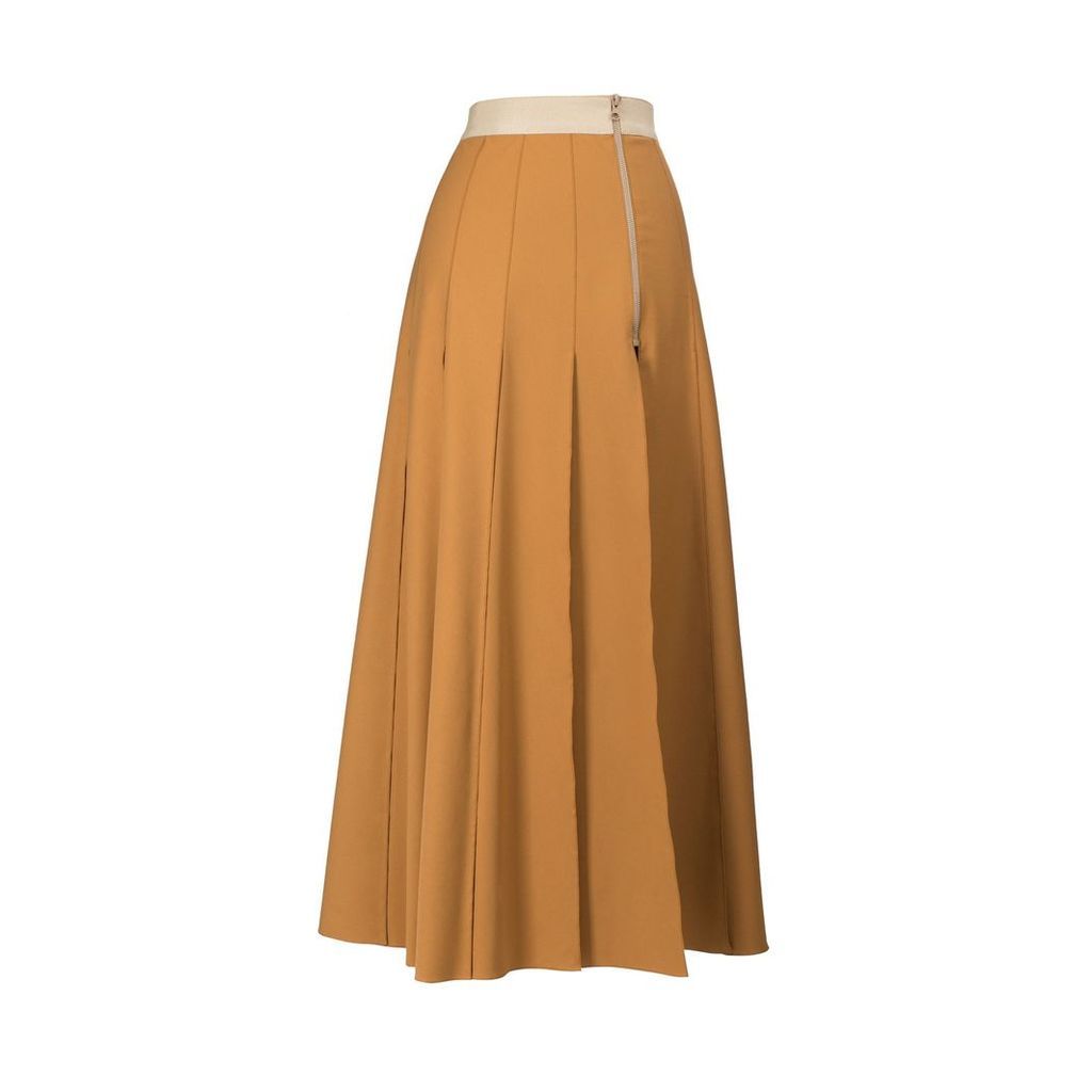 Muse - Cotton Pleated Skirt