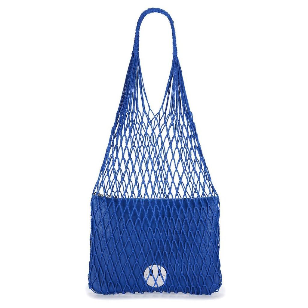 Hill & Friends - Royal Blue String Shopper With Happy Pouch