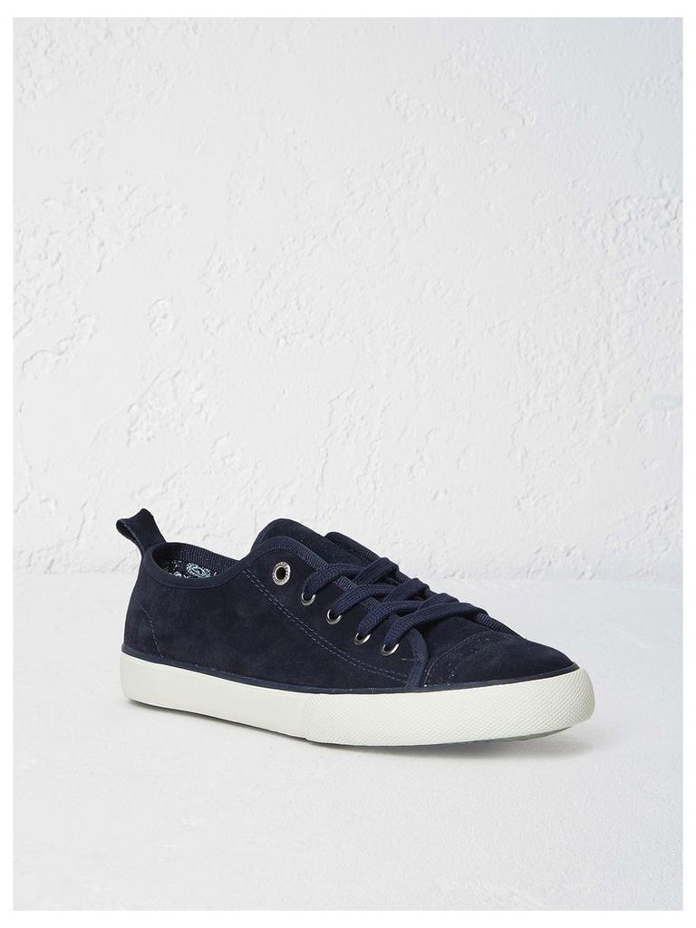 Suede Lace Up Trainer