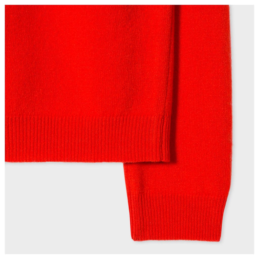 Women's Red Cashmere Sweater