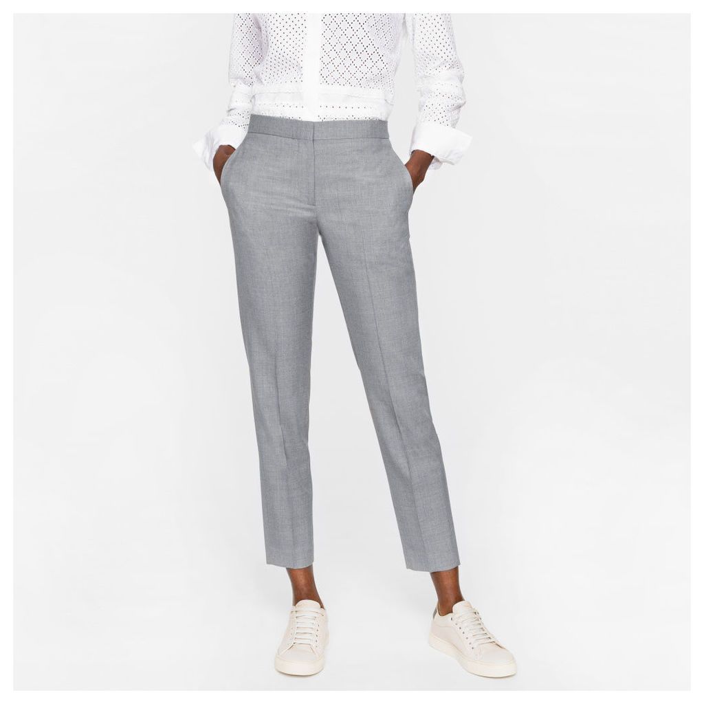A Suit To Travel In - Women's Classic-Fit Grey Wool Trousers