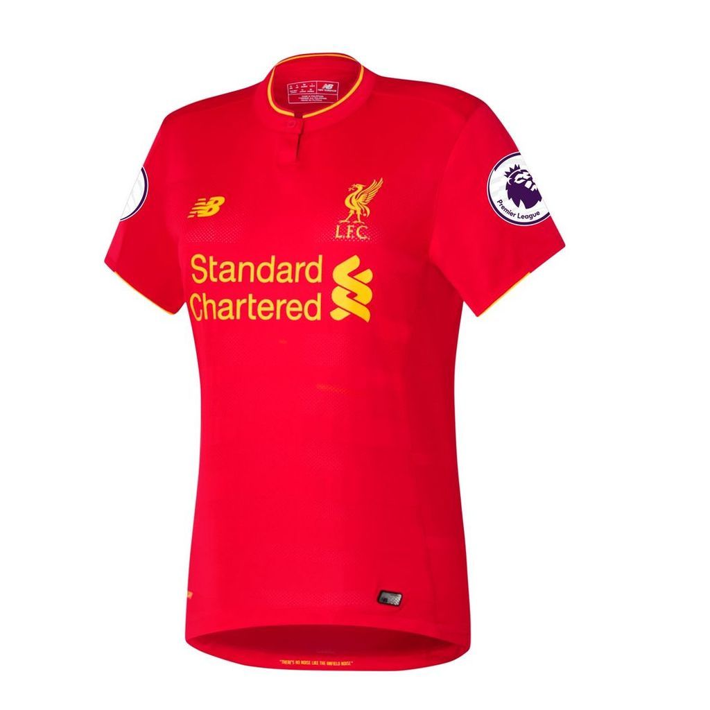 New Balance LFC Womens Coutinho Home EPL Patch SS Jersey Women's 2016/17 Players' Home Kits WT63000110Y