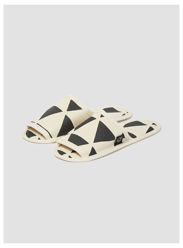 Hanelca Canvas Slippers with Bag Triangles Womenswear