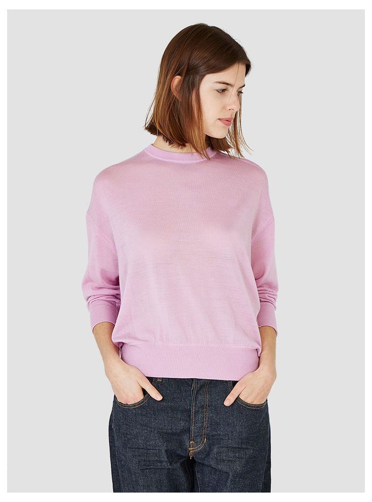 Demylee Danna Merino Wool Pullover Mauve Pink Womenswear