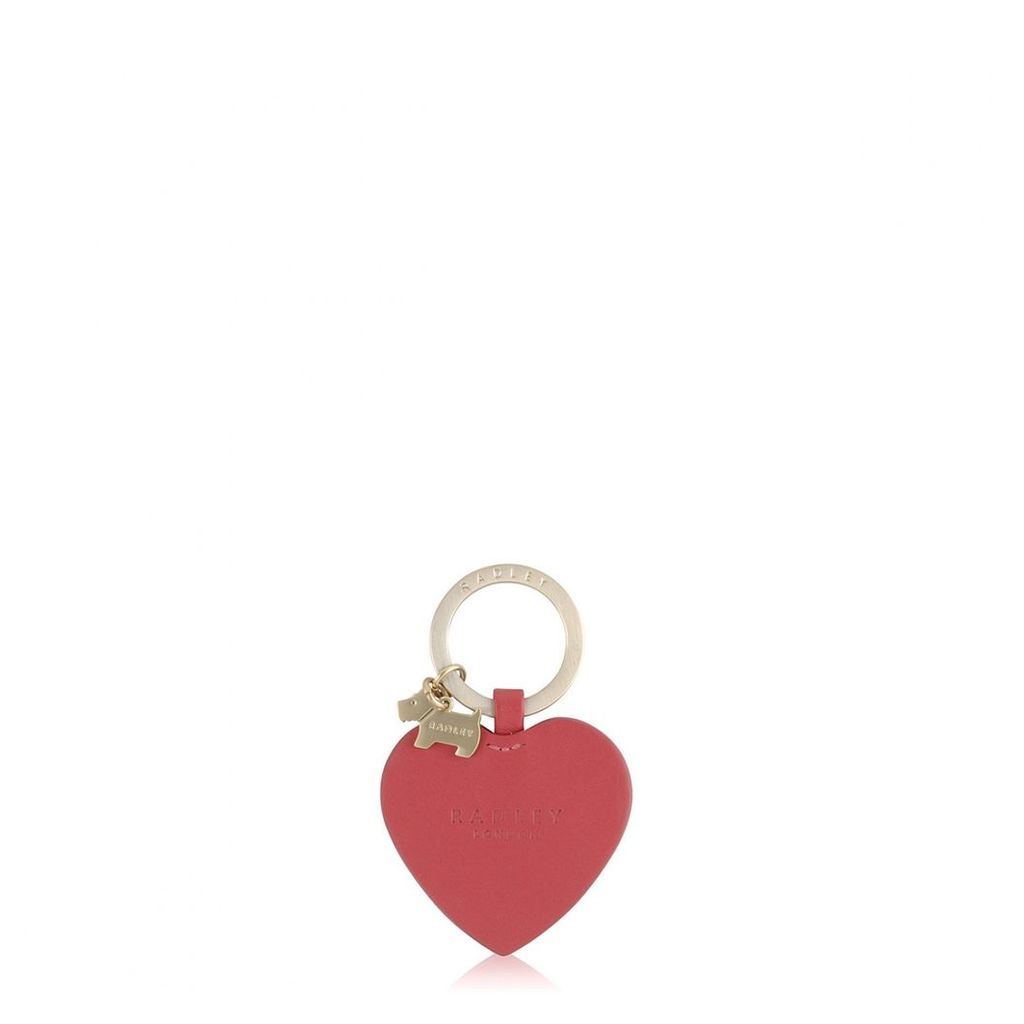 My Radley Pink Personalised Heart Keyring