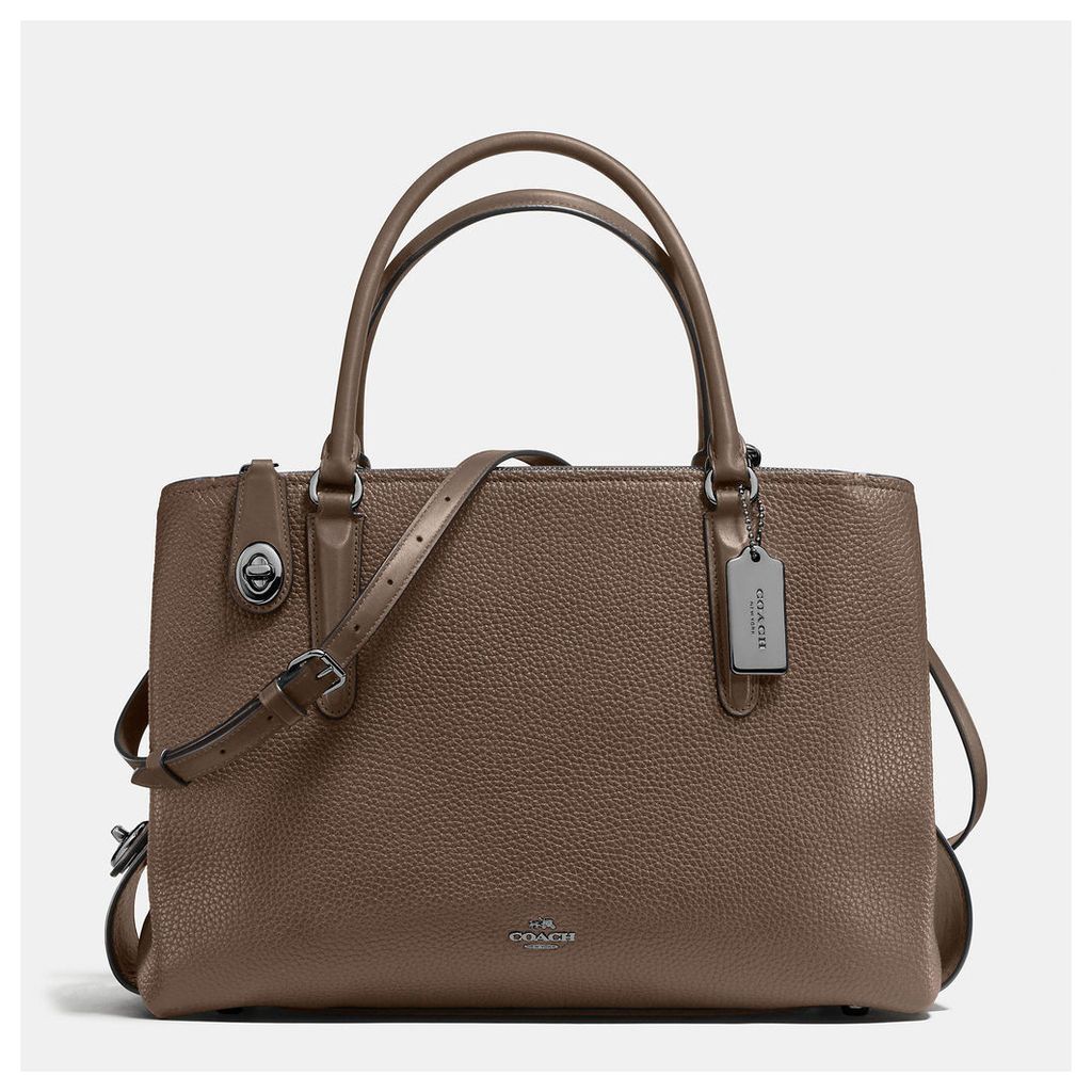 Coach Brooklyn Carryall 34 In Pebble Leather