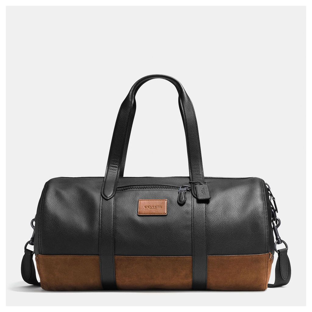 Coach Rip And Repair Metropolitan Soft Gym Bag In Polished Pebble Leather