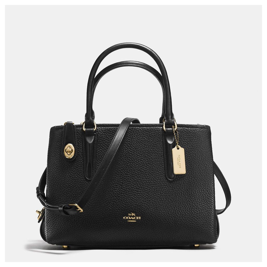 Coach Brookyln Carryall 28 In Pebble Leather