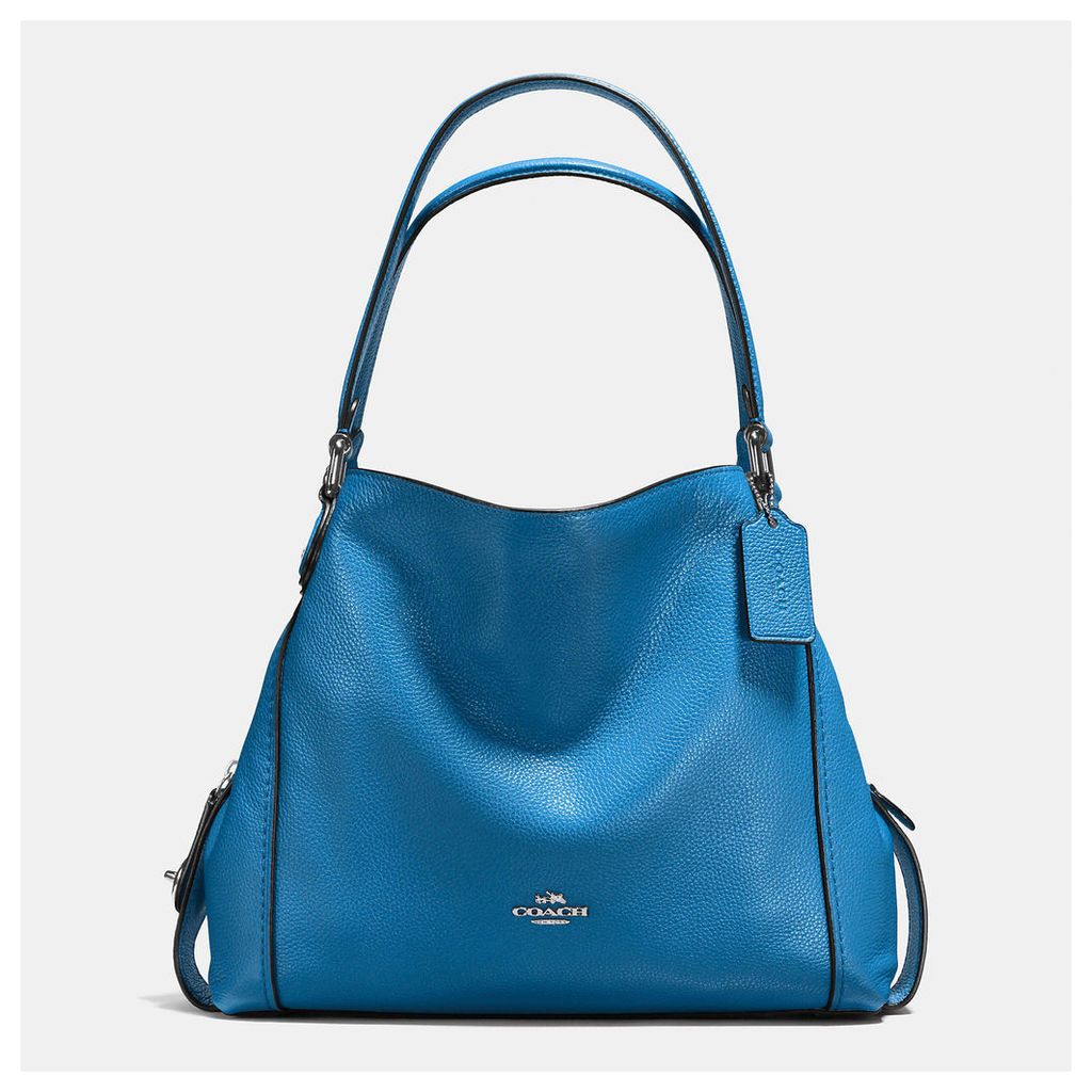 Coach Edie Shoulder Bag 31 In Polished Pebble Leather