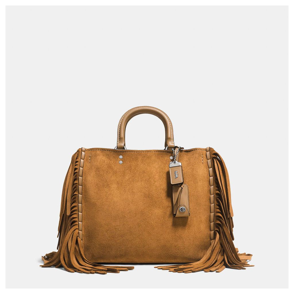 Coach Rogue In Cervo Suede With Fringe