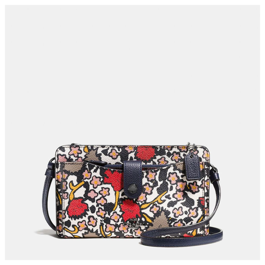 Coach Messenger With Pop-up Pouch In Mixed Yankee Floral Print Coated Canvas