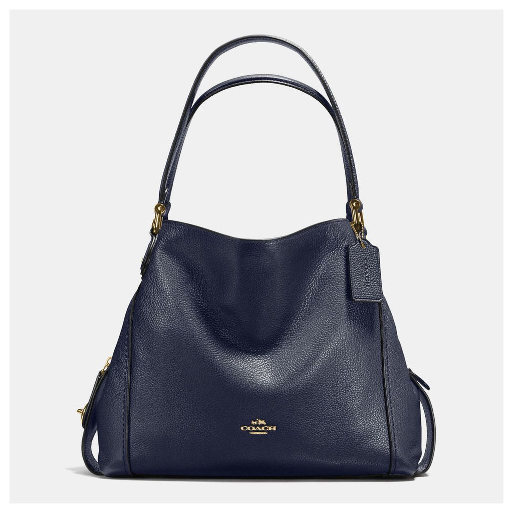 Coach Edie Shoulder Bag 31 In Polished Pebble Leather