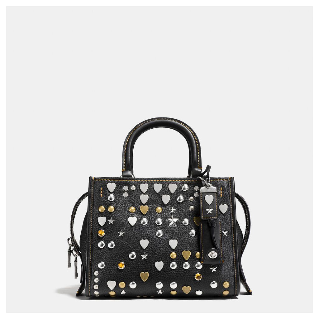 Coach Rogue 25 In Pebble Leather With Beatnik Rivets