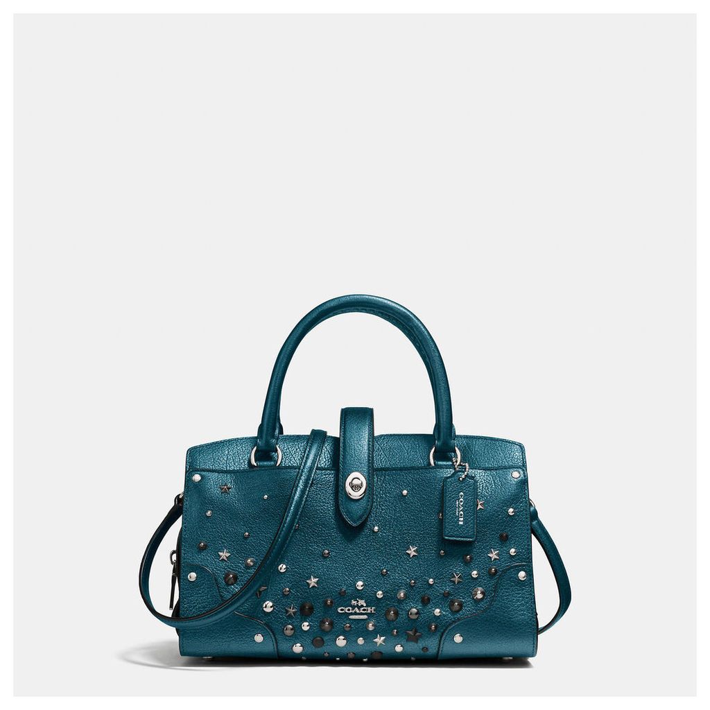 Coach Mercer Satchel 24 With Star Rivets