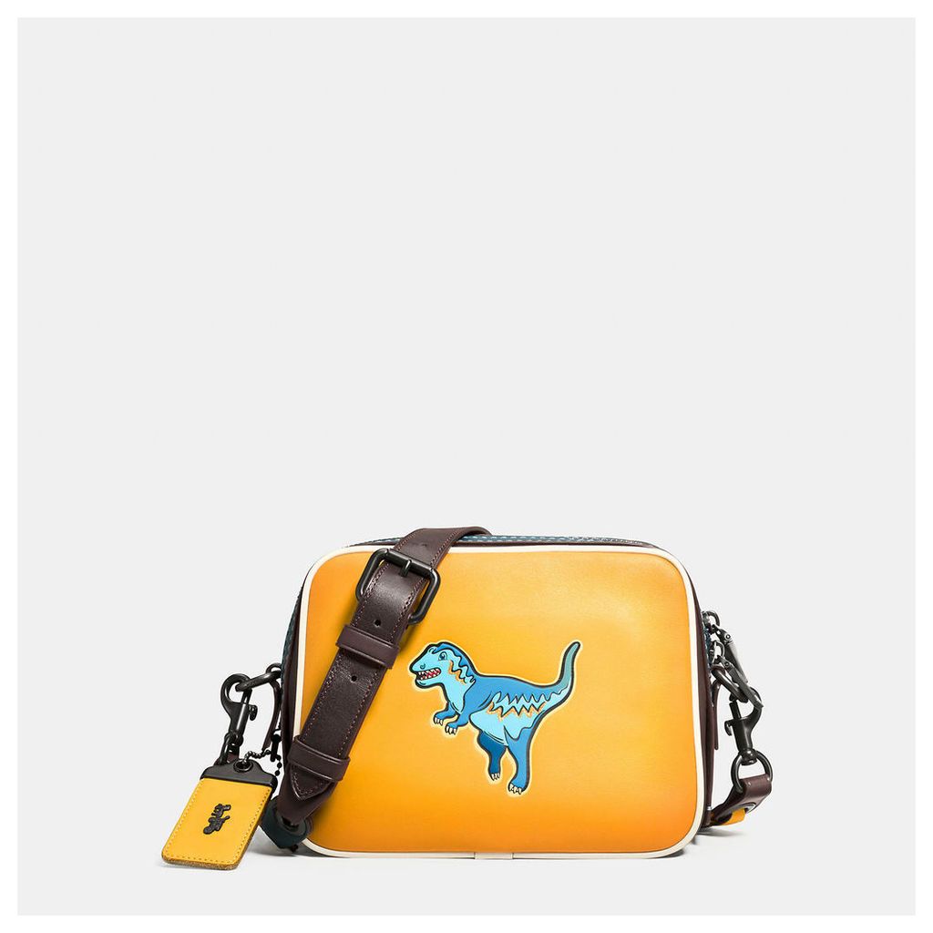 Coach Dylan Crossbody In Glovetanned Leather With Embossed Rexy