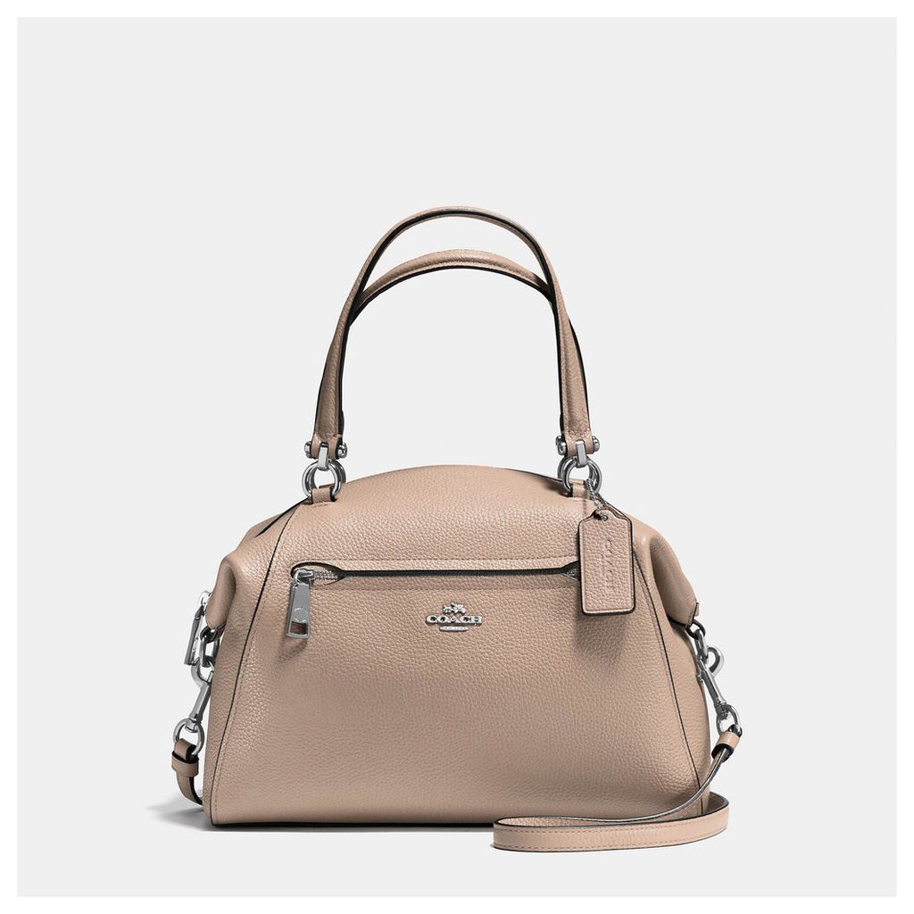 Coach Prairie Satchel In Polished Pebble Leather