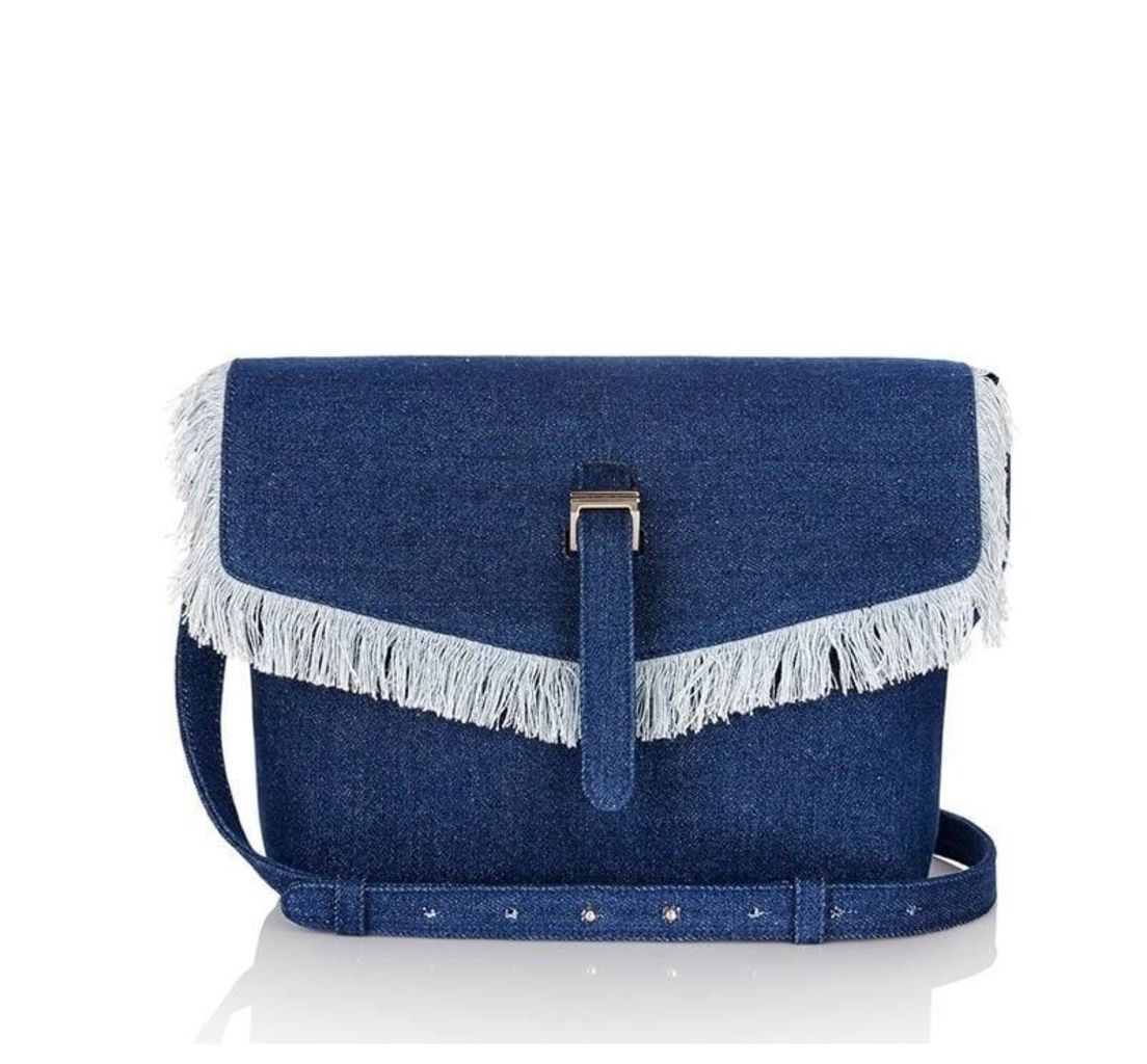 Maisie Medium Cross Body Bag Blue Denim