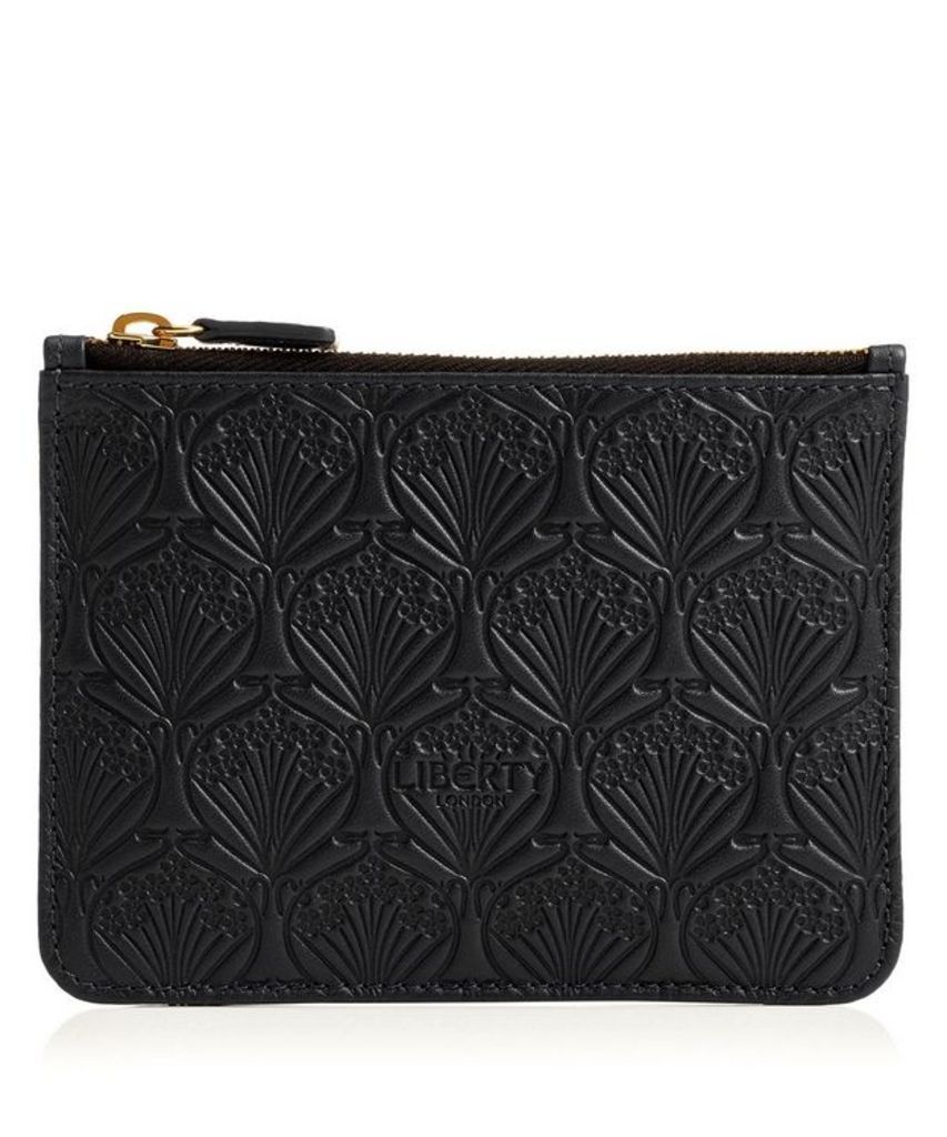 Coin Pouch in Embossed Leather