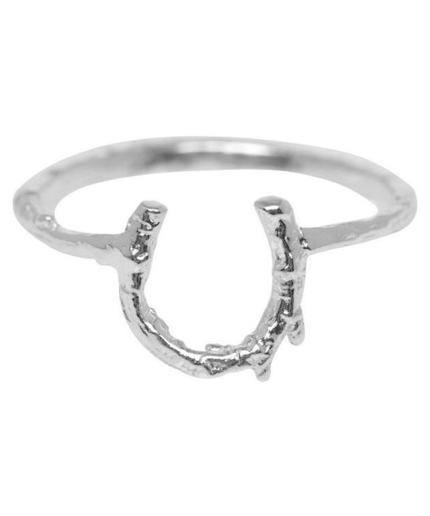 Silver Baby Horseshoe Ring