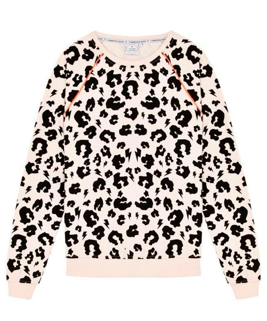 Adult Leopard Print Sweatshirt Xs-Xl