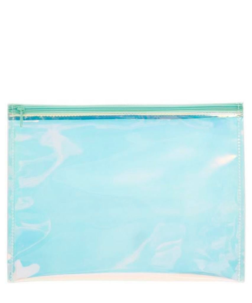 Paper Poetry Large Holographic Pouch