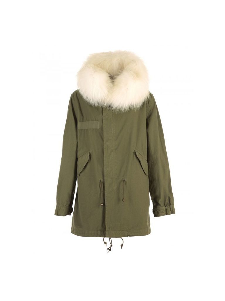 Mr & Mrs Italy Cotton Parka With Fur